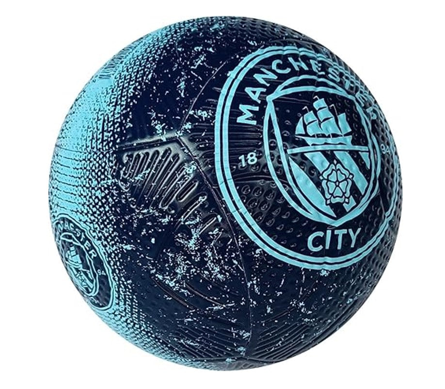 Bola de Futebol de Campo Nº 5 Manchester City Azul e Preta