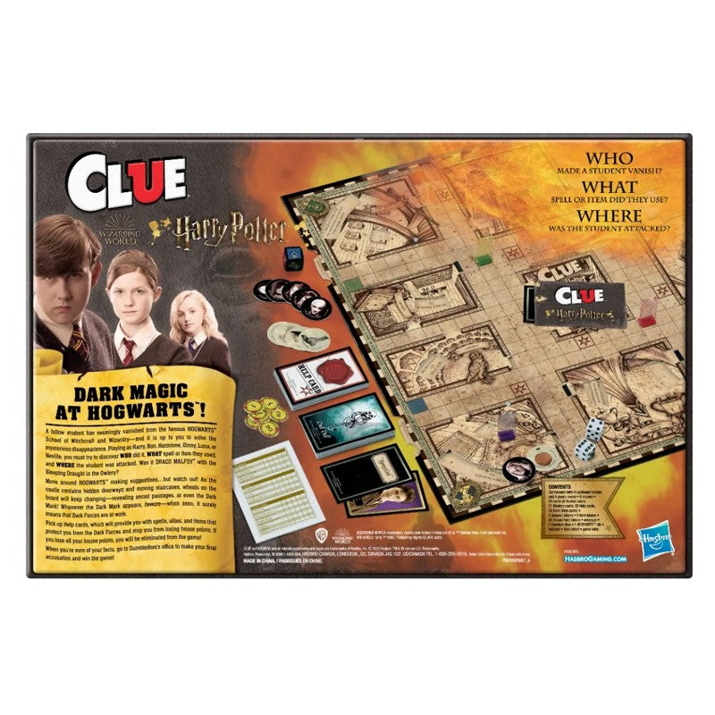 Jogo de Tabuleiro Clue Harry Potter - Hasbro