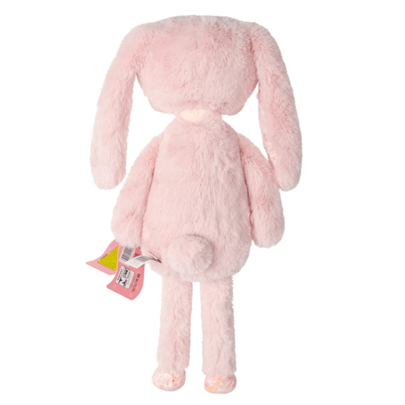 Boneca Angela Plush Manu Coelha Rosa 33cm - Metoo