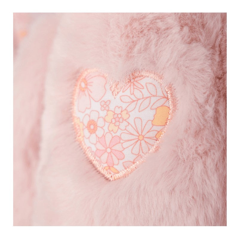 Boneca Angela Plush Manu Coelha Rosa 33cm - Metoo