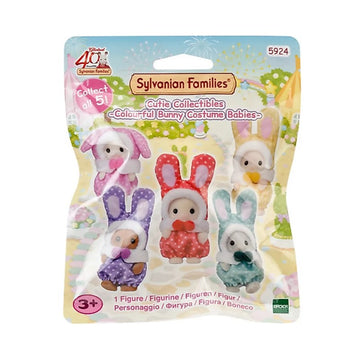 Sylvanian Families Bebê Surpresa com Fantasias de Coelho Coloridas - Epoch