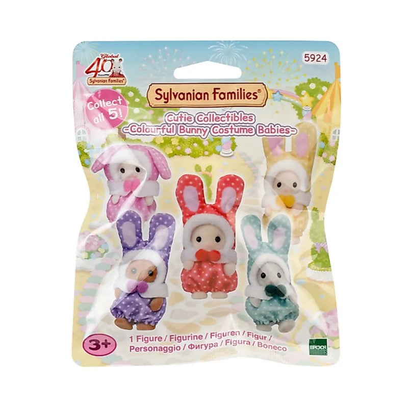 Sylvanian Families Bebê Surpresa com Fantasias de Coelho Coloridas - Epoch
