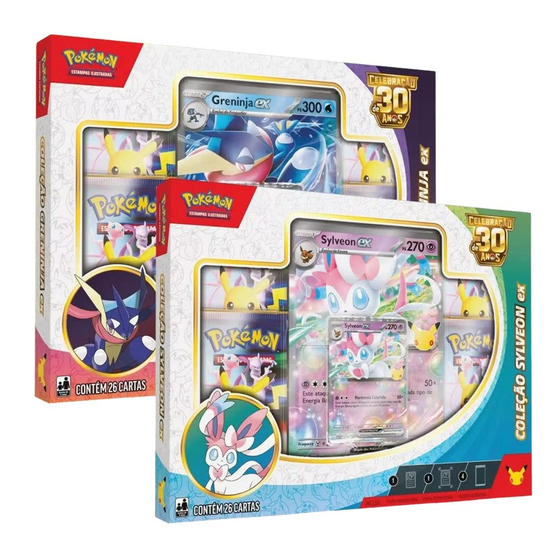 Pokémon Celebração de 30 Anos Coleção ex - Copag