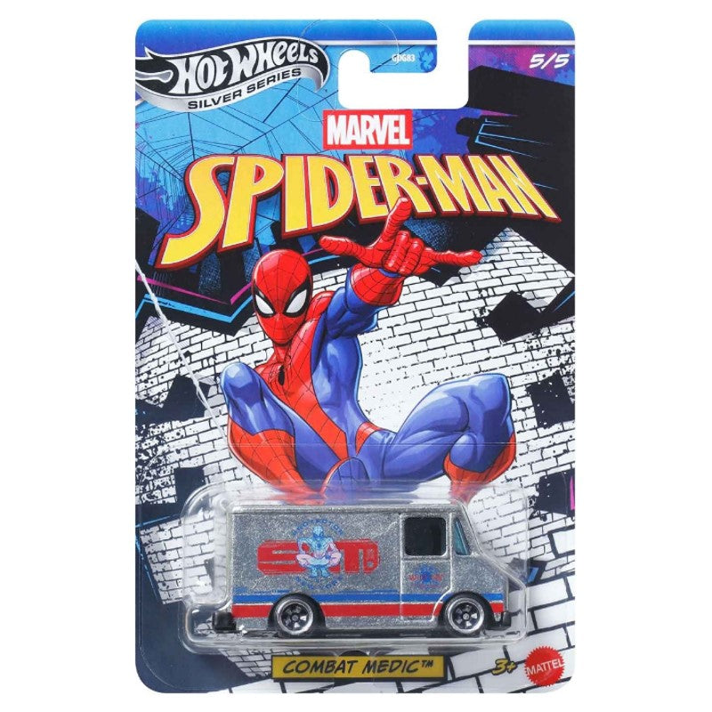 Hot Wheels Silver Series Marvel Spider-Man 1:64 - Mattel