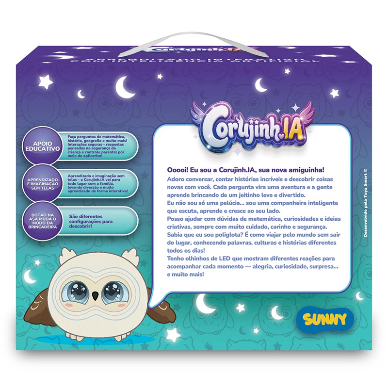 Corujinha Interativa com Inteligência Artificial Corujinh.IA - Sunny