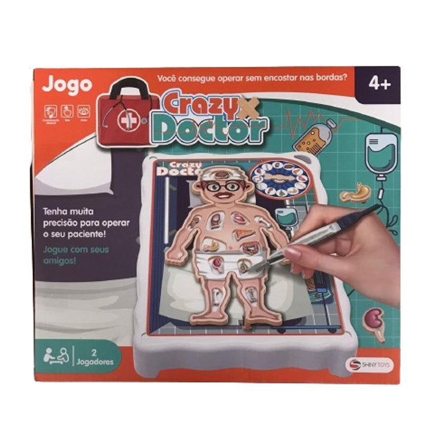 Jogo Doutor Maluco Brincando De Operar - Shiny Toys