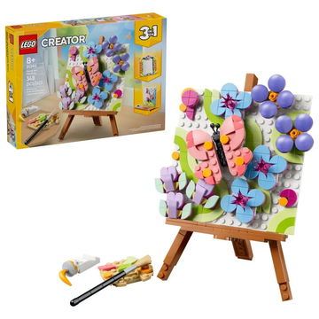 Lego Creator 3 em 1 Pintura decorativa de arte floral - 31390