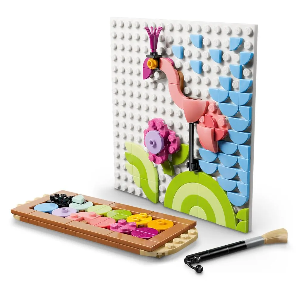 Lego Creator 3 em 1 Pintura decorativa de arte floral - 31390