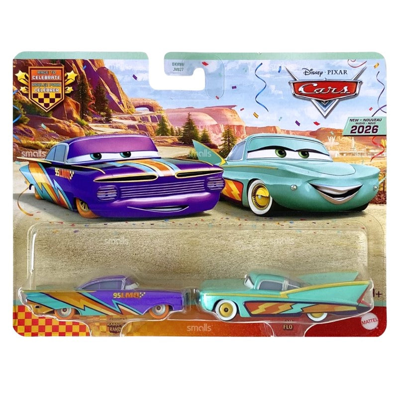 Carros Disney Pixar Diecast Pacote com 2 Unidades - Mattel