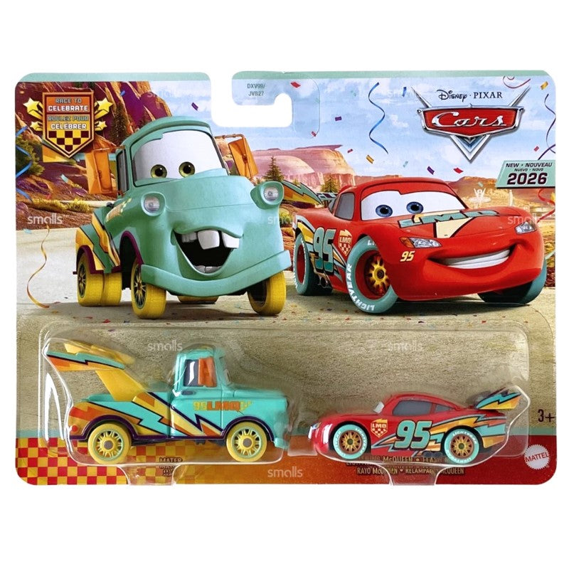 Carros Disney Pixar Diecast Pacote com 2 Unidades - Mattel