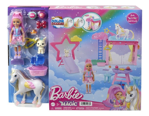 Boneca Barbie Chelsea E Pegasus Um Toque De Magia - Mattel