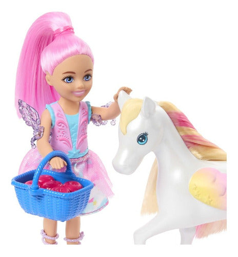 Boneca Barbie Chelsea E Pegasus Um Toque De Magia - Mattel