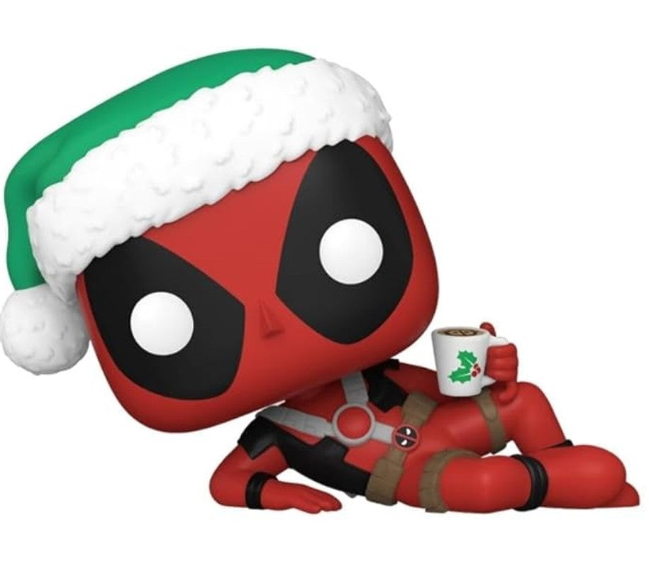 Boneco Funko Pop Marvel Deadpool Chocolate Quente de Natal