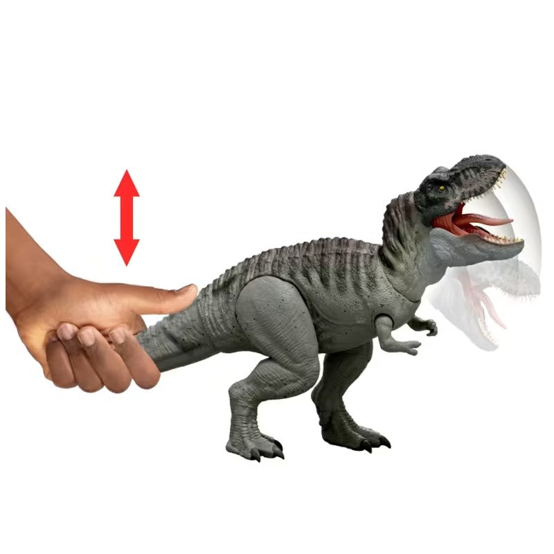 Jurassic World Dinossauro T-Rex Mordida Destruidora com som - Mattel