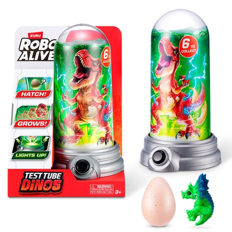 Robo Alive Test Tube Dinossauro Surpresa - Candide