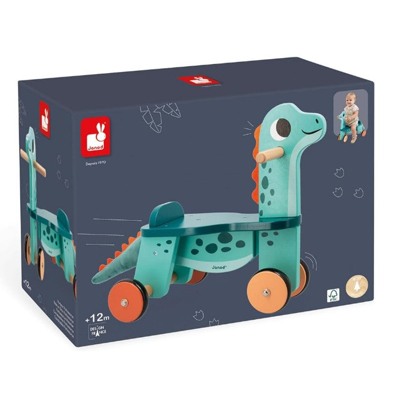Quadriciclo Dinossauro Com Calda Removível - Janod