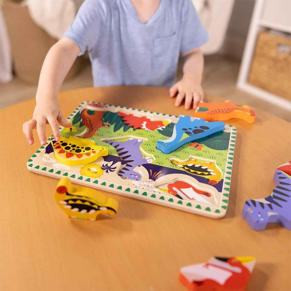 Quebra Cabeça Infantil Madeira Dinossauros Melissa & Doug - Sunny