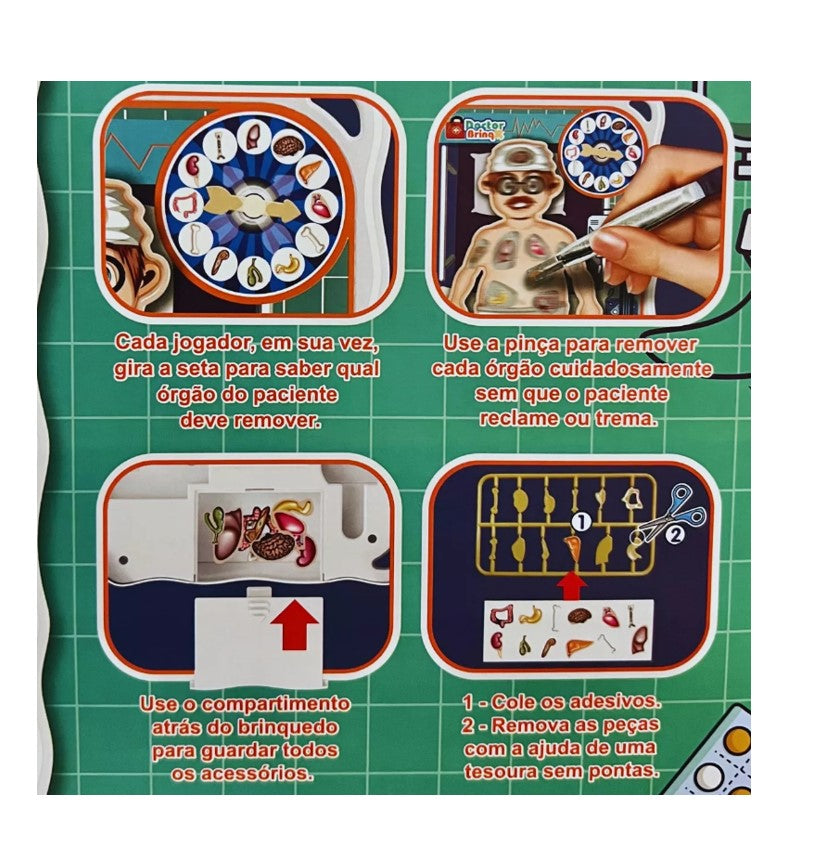 Jogo Doutor Maluco Brincando De Operar - Shiny Toys