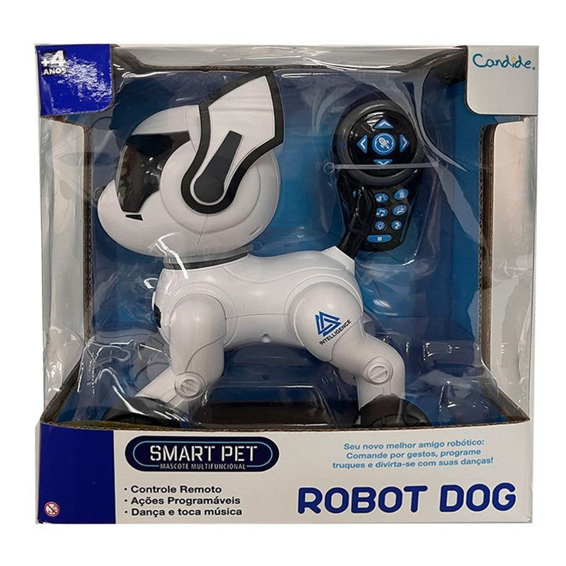 Robô Interativo com Controle Remoto Robot Dog - Candide