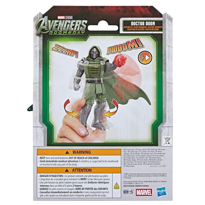 Figura Doutor Destino Action FX com Som - Hasbro