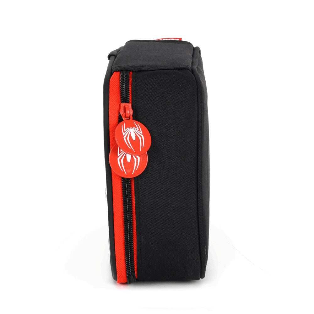 Kit Mochila de Rodinha Spider-Man + Lancheira Térmica + Estojo Escolar - Luxcel