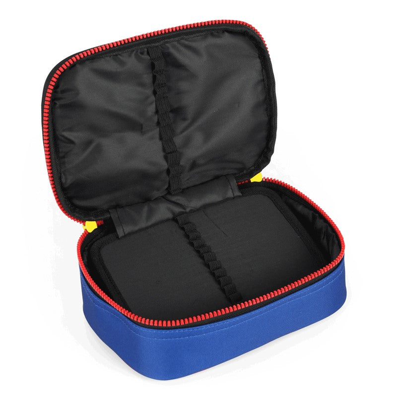 Kit Mochila de Costas + Estojo Sonic the Hedgehog Sonic, Tails e Knuckles - Luxcel