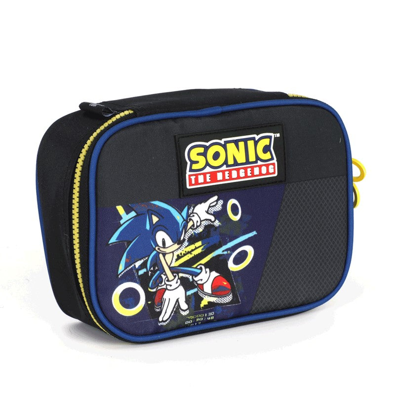 Kit Escolar Sonic the Hedgehog Mochila de Costas + Estojo - Luxcel