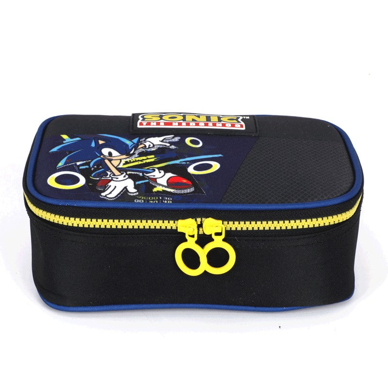 Kit Escolar Sonic the Hedgehog Mochila de Costas + Estojo - Luxcel