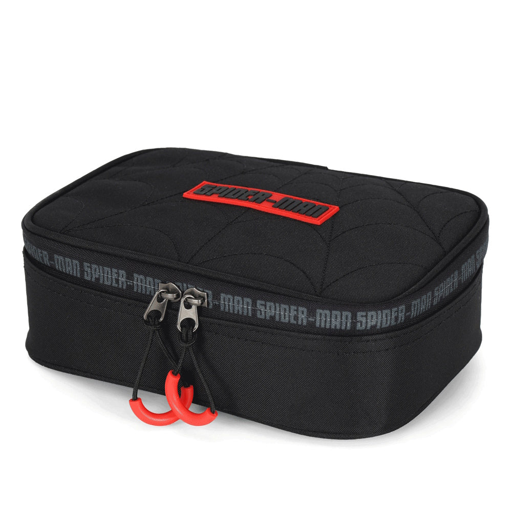 Kit Escolar Spider-Man Mochila de Costas e Estojo Black Edition - Luxcel