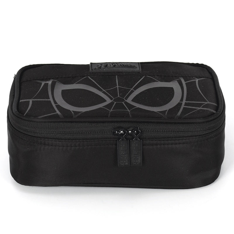 Kit Escolar Spider-Man Mochila De Costas + Estojo Black Edition
