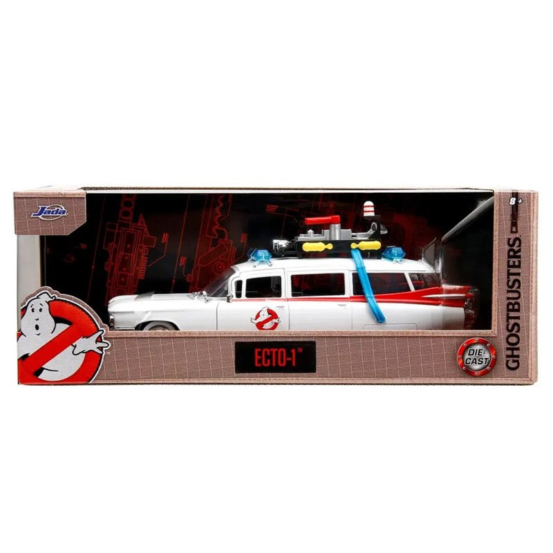 Miniatura Caça Fantasmas Ecto-1 Ghostbusters 1:24 - Jada