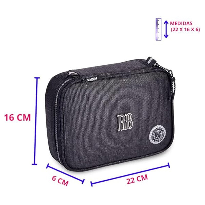 Estojo Box Preto Rebecca Bonbon - Clio