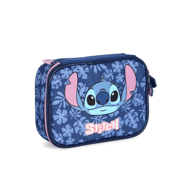 Kit Escolar Stitch com Mochila de Rodinhas, Lancheira e Estojo - Luxcel