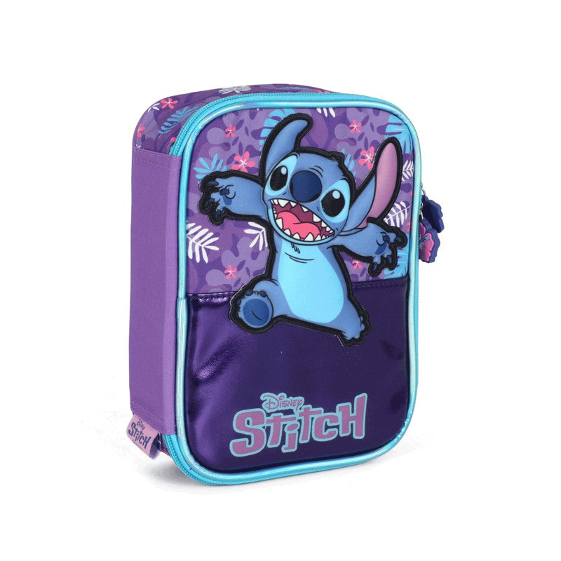 Kit Mochila de Costas e Estojo Stitch Disney - Luxcel