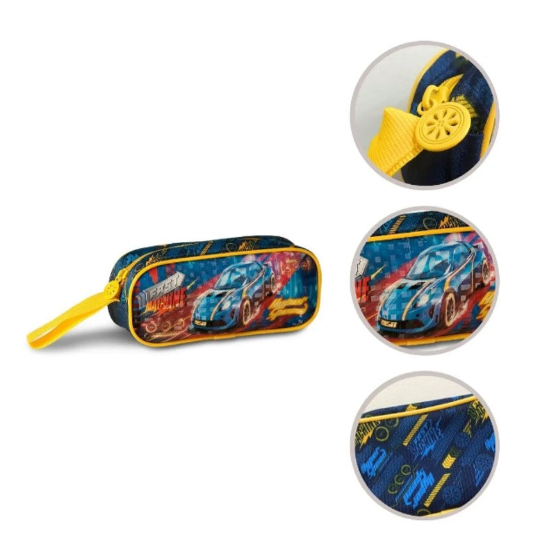 Estojo Infantil Escolar Fast Machine Speed - Clio
