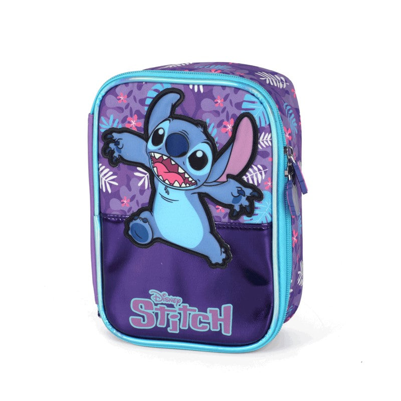 Kit Mochila de Costas e Estojo Stitch Disney - Luxcel