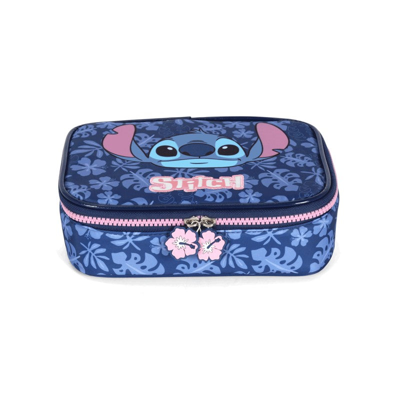 Kit Escolar Stitch com Mochila de Rodinhas, Lancheira e Estojo - Luxcel