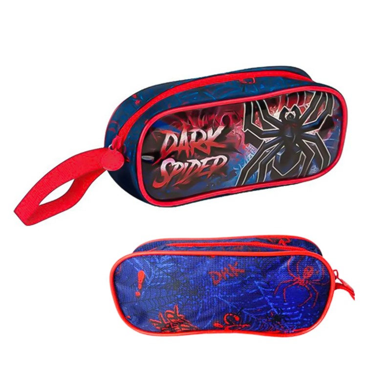 Estojo Simples Infantil Escolar Dark Spider - Clio Style