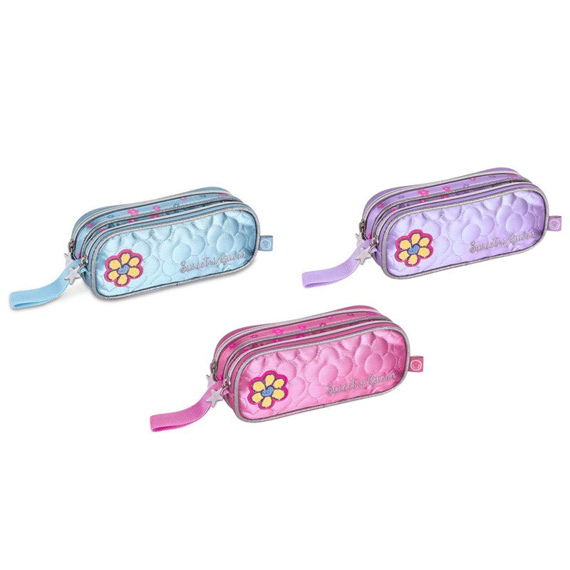Estojo Duplo Escolar Sweet Queen - Clio