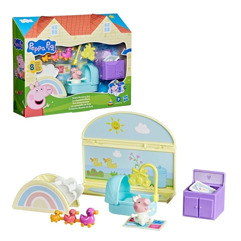 Playset Conjunto Quarto Da Evie Peppa Pig - Hasbro