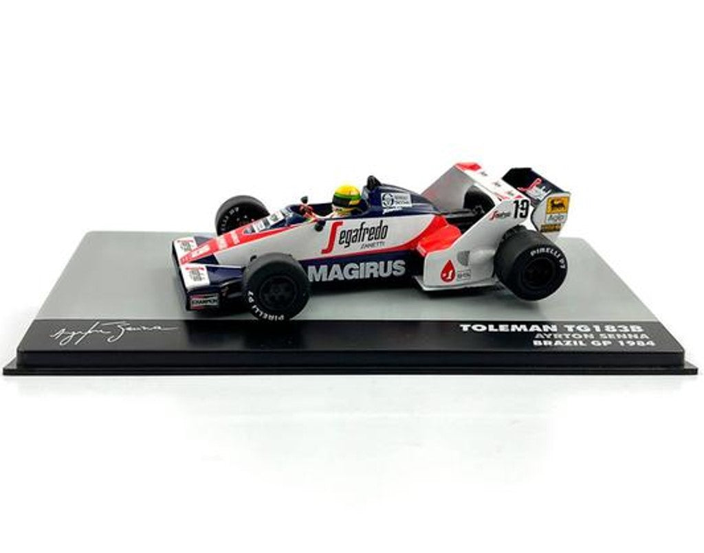 Miniatura F1 1984 Toleman Ayrton Senna 1/43 - California Toy