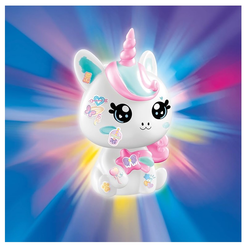 Decore sua Luminária Familia Unicornio Kawaii - Fun
