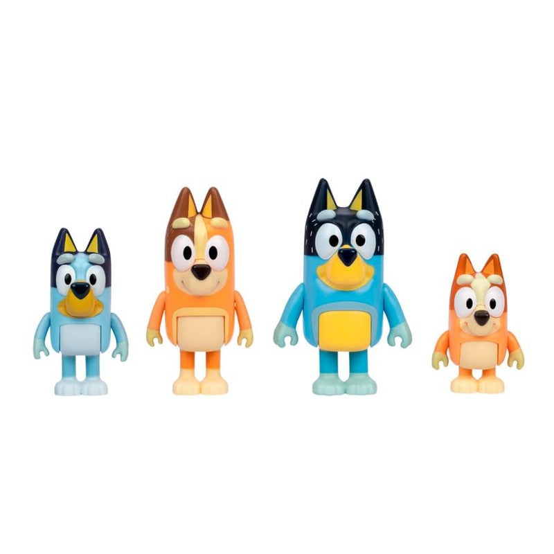 Kit com 4 Bonecos Bluey com Família - Candide