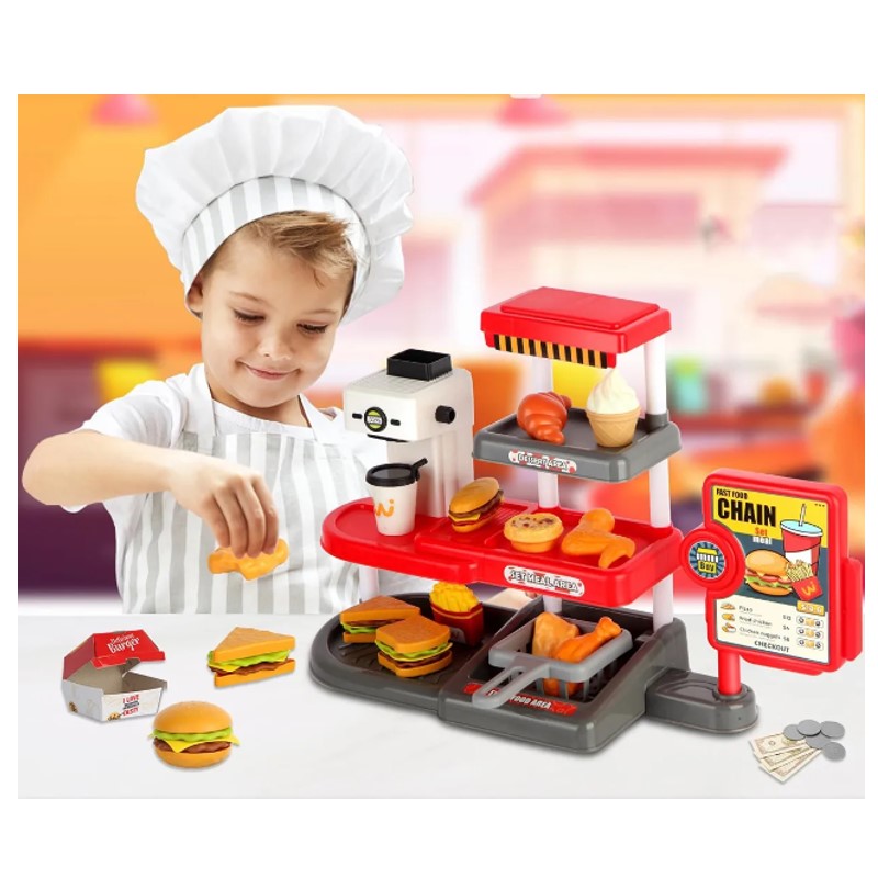 Mini Conjunto De Brinquedos Fast Food - SHINY TOYS