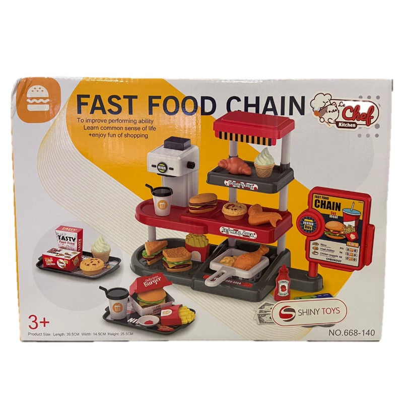 Mini Conjunto De Brinquedos Fast Food - SHINY TOYS