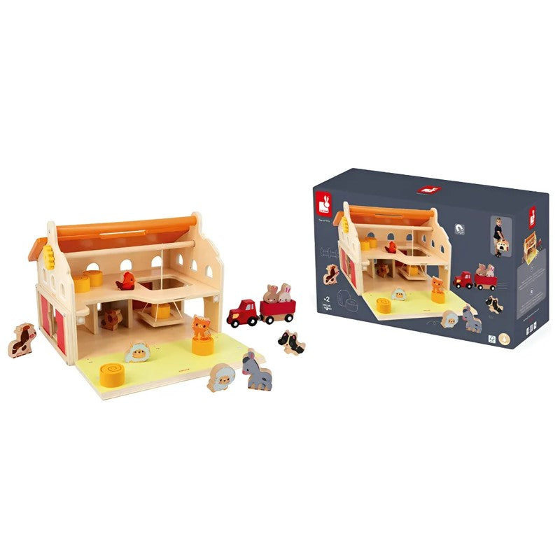 Brinquedo Minha Primeira Fazendinha De Madeira - Janod