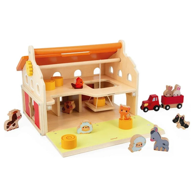 Brinquedo Minha Primeira Fazendinha De Madeira - Janod