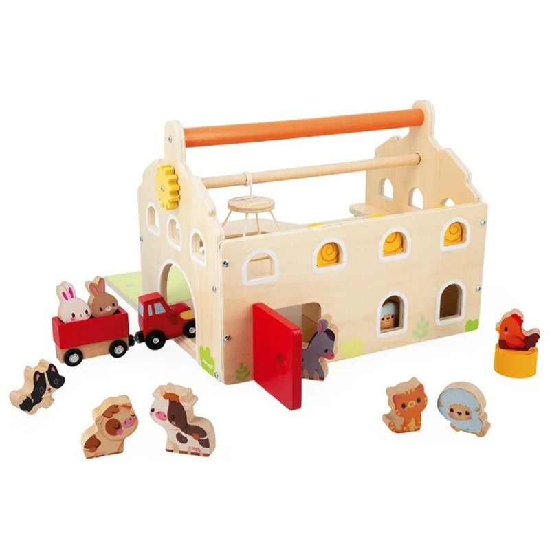 Brinquedo Minha Primeira Fazendinha De Madeira - Janod