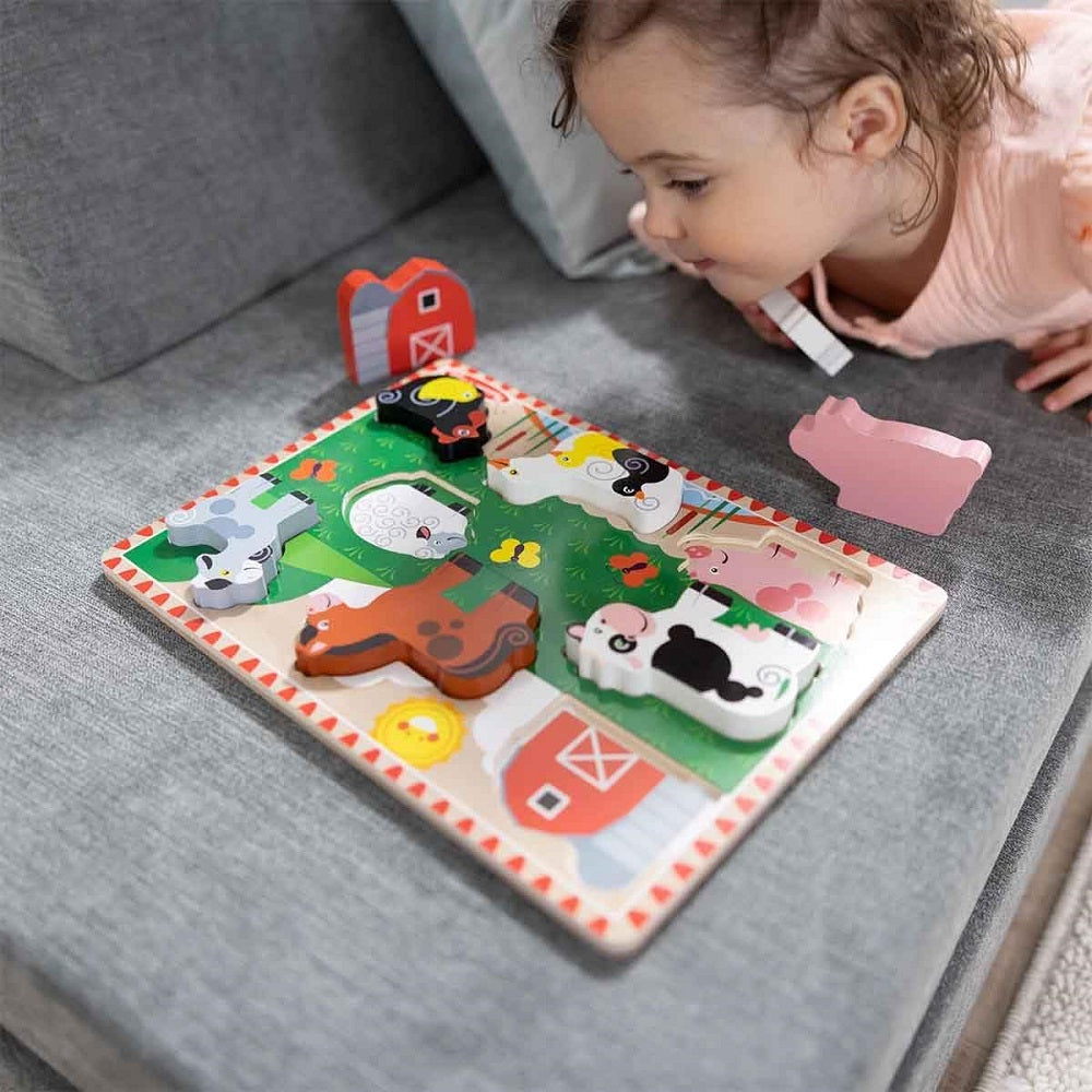 Quebra Cabeça Infantil de Madeira Fazenda Melissa & Doug - Sunny