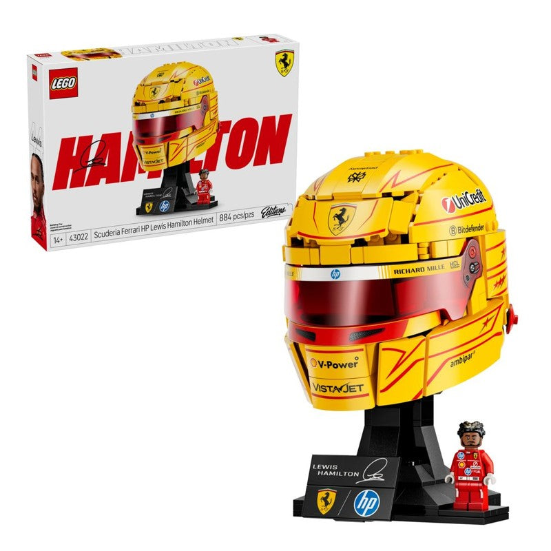 Lego Editions Capacete Scuderia Ferrari HP Lewis Hamilton - 43022